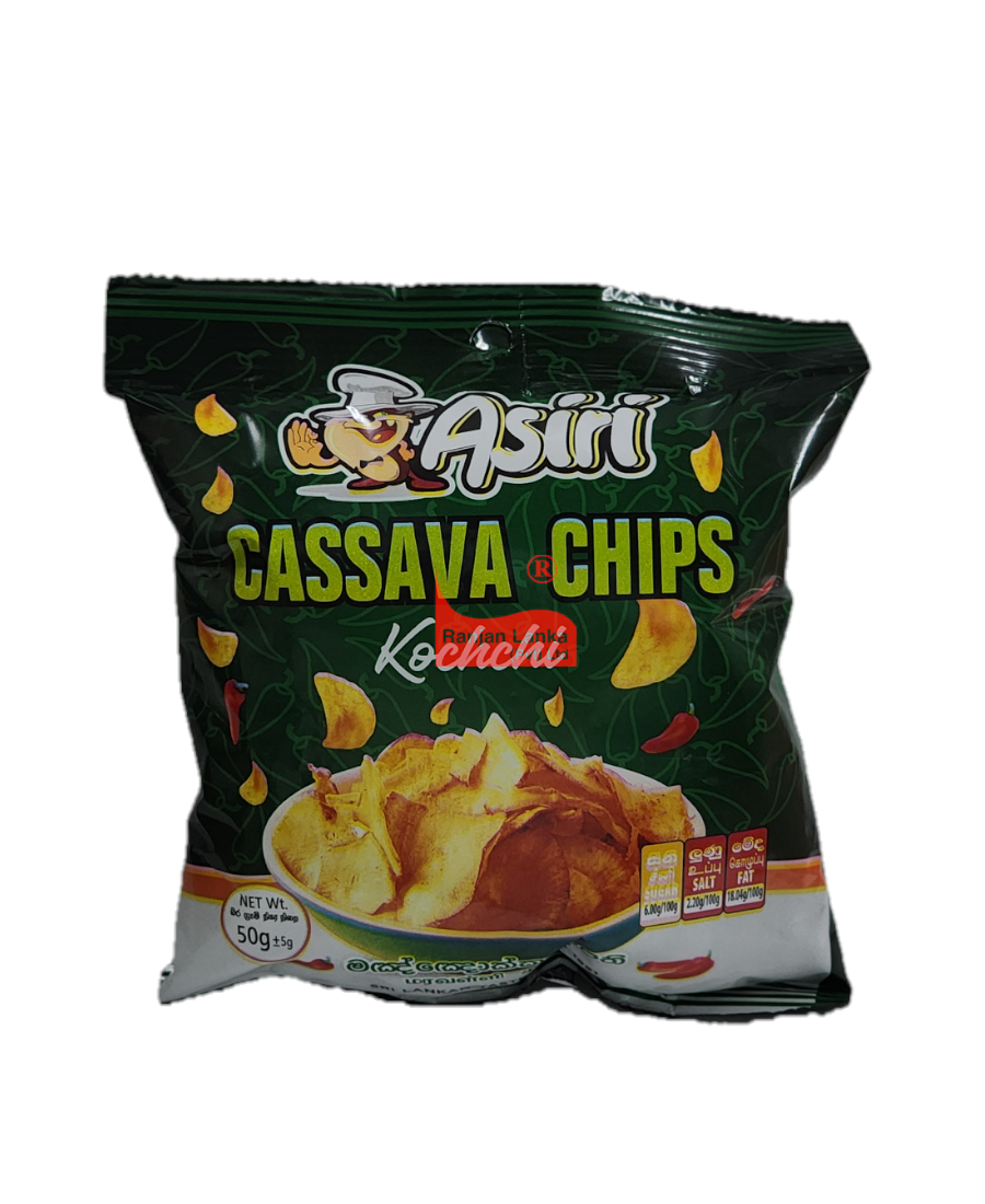Asiri Food Cassava Chips Kochchi 50G
