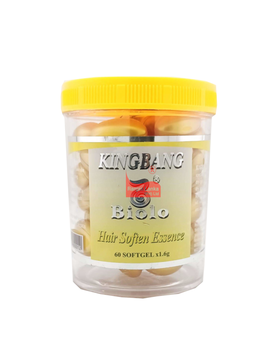 Kingbang Biolo Hair Soften Essence Soft Gel Yellow 60 Capsules
